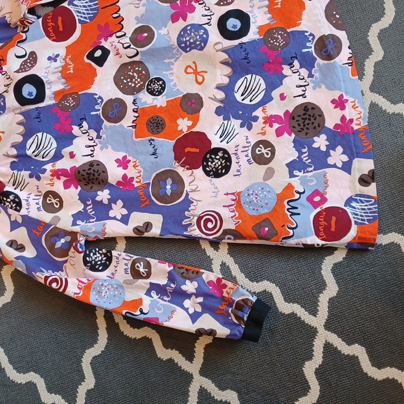 Kate Spade Skirt The Rules Grafitti Food Dress Girl's 10 - Picture 3 of 14